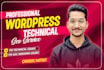 do technical SEO fixing search console and wordpress issues