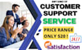 provide customer support and live chat support