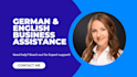 be your german and english virtual assistant