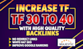 increase your website majestic trust flow 40 plus