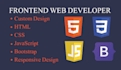 build custom web app designs with HTML, css3, and javascript