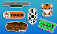 design simple stickers for you