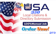 top 350 live USA local citations and directory submission