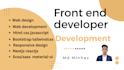 create responsive website in html css bootstrap javascript react nextjs