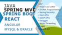 create frontend in react and backend in java spring boot