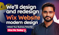 design wix ecommerce website or redesign wix online store