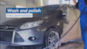 make a car washing, car repair service promo video
