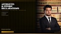 draft and prepare affidavits, undertakings and sworn declarations