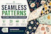 create seamless textile patterns for fabric and wallpaper