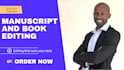 be your professional book editor and proofreader