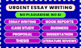 do urgent essay writing as an essay writer, book reports, case study analysis