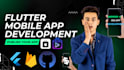 be your flutter developer develop android,ios mobile app flutter app development