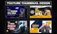 design attractive youtube thumbnail