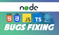 fix javascript, reactjs bugs or help you add new features to your website
