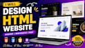 create a modern, responsive HTML, CSS, react, bootstrap website