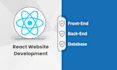 develop full stack react website or web application