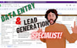 be your virtual assistant for data entry, web research, and excel tasks