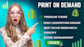 do tshirt and merch design for your print on demand shopify dropshipping store