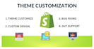 do shopify theme customization with custom coding