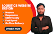 create logistics website, trucking, dispatch, transport, moving