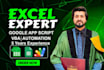 automate excel spreadsheet or google sheets with vba, macros, apps script