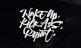 create dynamic brush calligraphy