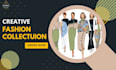 create a fashion mood board and creative collection