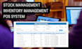develop stock management  inventory management pos system