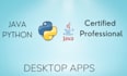 develop desktop application using java python programming c programming bot