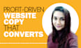 be your SEO copywriter and website content writer