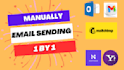 send 500 emails manually one by one