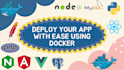 deploy your application to your server with docker
