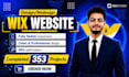 build wix website or redesign wix website wix landing page wix studio website