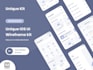 design unique IOS UI wireframe kit