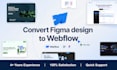 convert figma design to webflow website