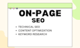 onpage and technical seo of cms website