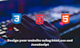 design responsive website with html, css and javascript