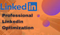 professionally create linkedin profile optimize