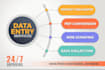 do web researching, scraping ad data entry as a virtual assistant