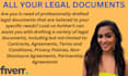 draft all legal documents including contracts, privacy policy, etc
