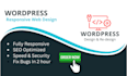 be your wordpress, front end, back end, complete web developer