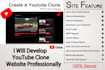 create a professional youtube clone website