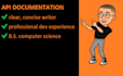 write clear, concise documentation for your apis