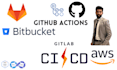 design github actions, gitlab cicd and bitbucket pipelines