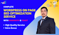 do entire wordpress onpage SEO technical optimization for google top ranking