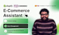be your ecommerce assistant or asistente virtual for administrative tasks