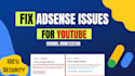 solve fix in adsense and step2 youtube channel monetization issues