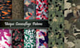 design unique camouflage seamless pattern or repeat pattern