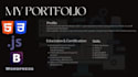 create a responsive web portfolio