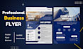 design urgent business flyer, one pager, marketing material